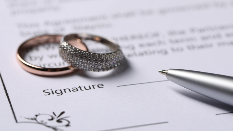 contrat de mariage